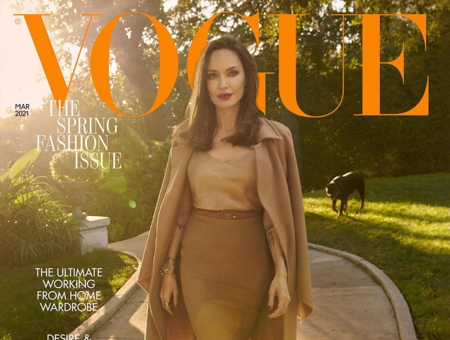 UK Vogue March 2021 : Angelina Jolie by Craig McDean