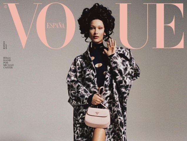 Vogue España March 2021 : Bella Hadid by Micaiah Carter