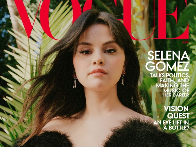 US Vogue April 2021 : Selena Gomez by Nadine Ijewere