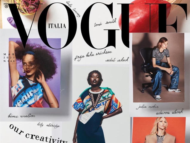 Vogue Italia March 2021 by Craig McDean