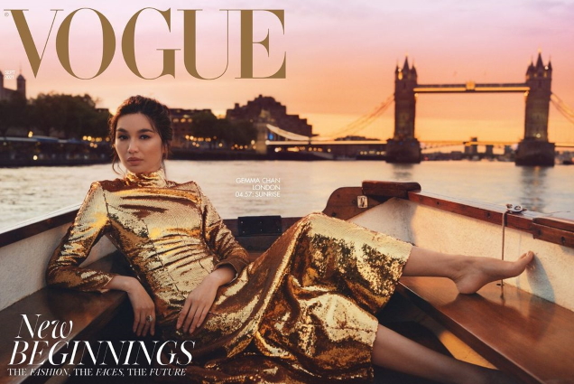 UK Vogue September 2021 : Gemma Chan by Hanna Moon
