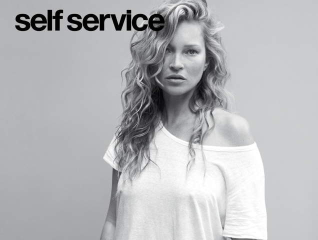 Self Service #55 2021 : Kate Moss by Mert Alas & Marcus Piggott