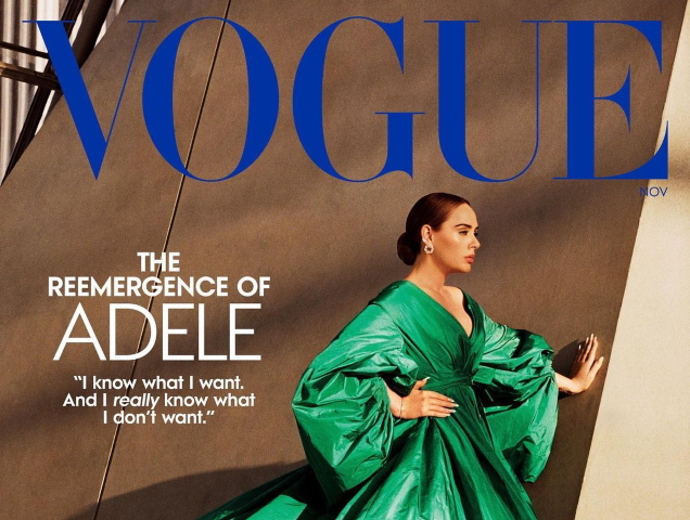 US Vogue November 2021 : Adele by Alasdair McLellan