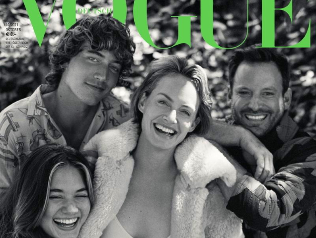 Vogue Germany October 2021 : Amber Valletta & Family by Sean Thomas