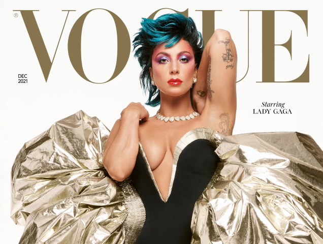 UK Vogue December 2021 : Lady Gaga by Steven Meisel