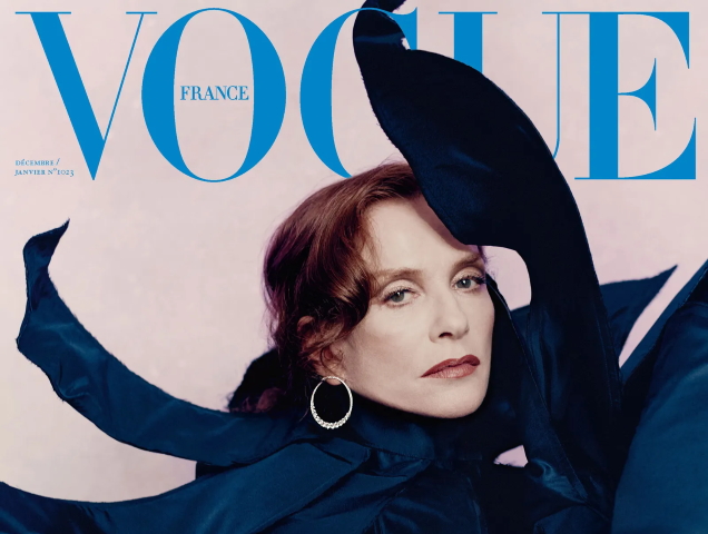 Vogue France December 2021/January 2022 : Isabelle Huppert by Paolo Roversi
