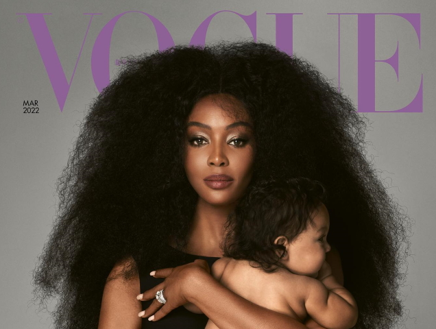 UK Vogue March 2022 : Naomi Campbell by Steven Meisel