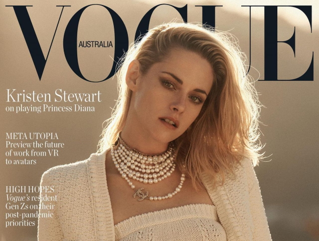 Vogue Australia February 2022 : Kristen Stewart by Lachlan Bailey