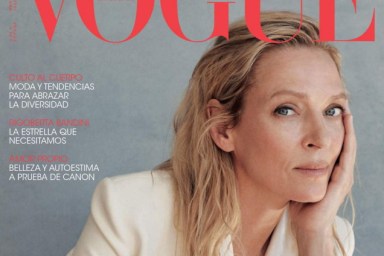 Vogue España March 2022 : Uma Thurman by Tess Ayano