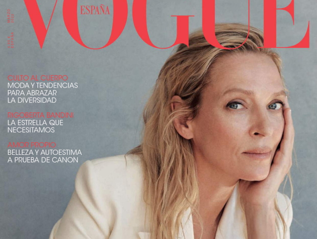Vogue España March 2022 : Uma Thurman by Tess Ayano