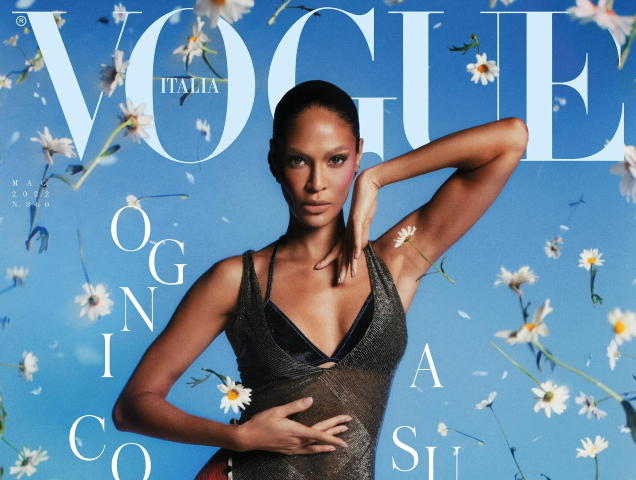 Vittoria Ceretti Strikes a Pose in Louis Vuitton for Vogue Korea