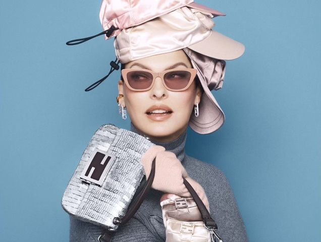 Fendi ‘Baguette’ Handbags 2022 : Linda Evangelista by Steven Meisel