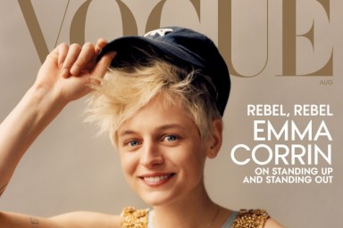 US Vogue August 2022 : Emma Corrin by Jamie Hawkesworth