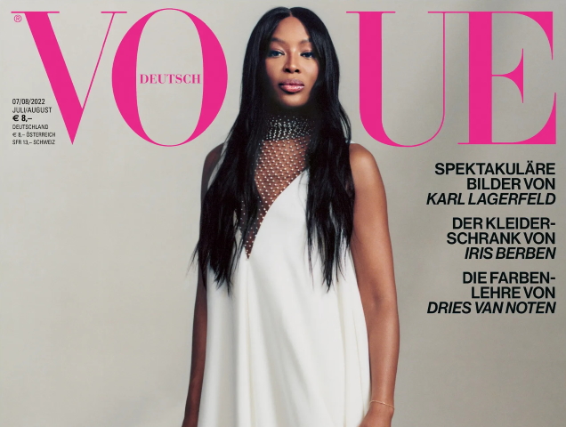 Vogue Germany July/August 2022 : Naomi Campbell by Dan Martensen