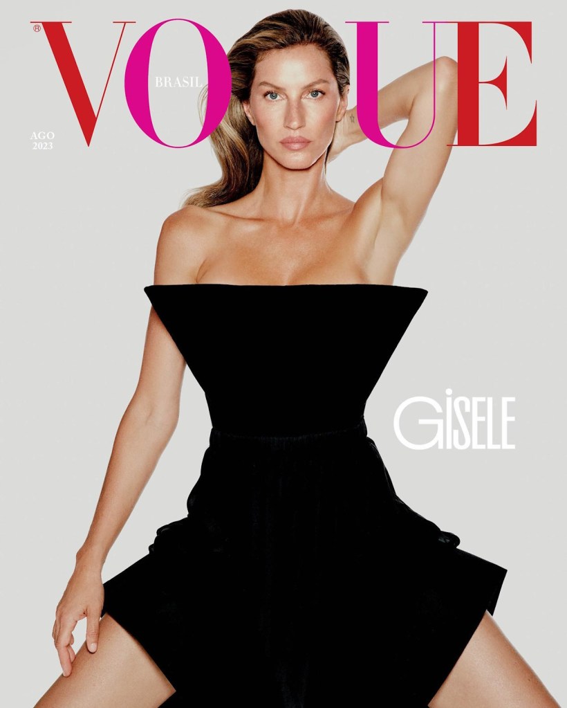 Vogue Brazil August 2023 : Gisele Bündchen by Lufré
