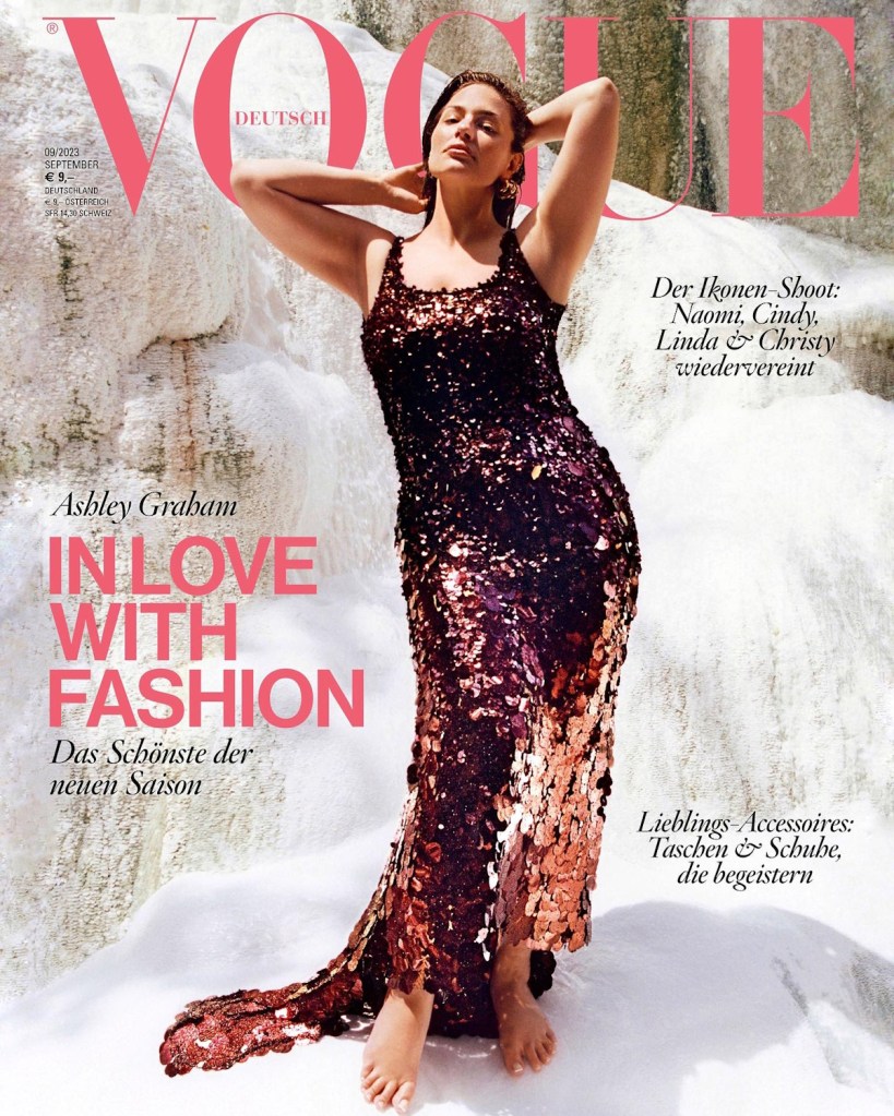 Vogue Germany September 2023 : Ashley Graham by Felicity Ingram