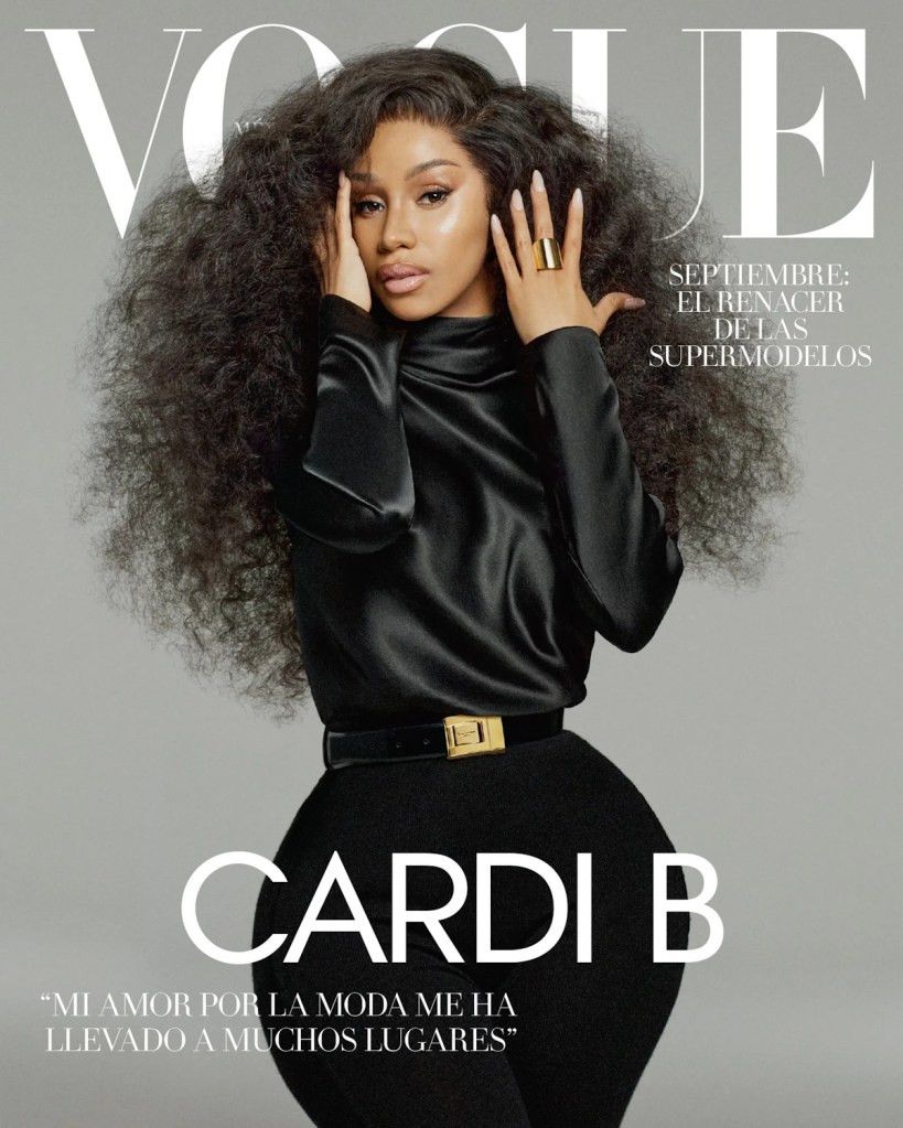 Vogue Mexico & Latin America September 2023 : Cardi B by Alique