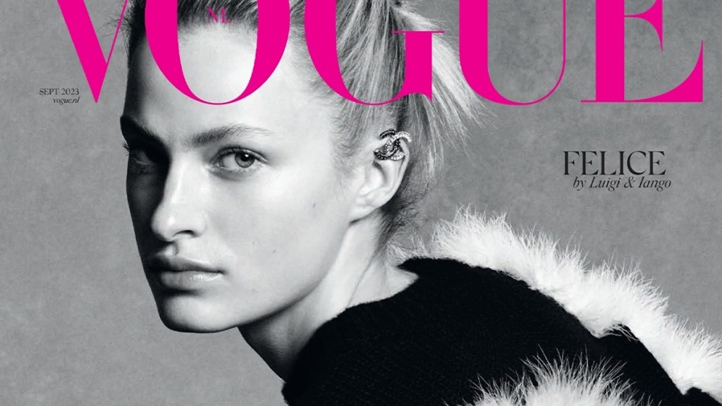 Vogue Netherlands September 2023 : Felice Nova Noordhoff by Luigi & Iango