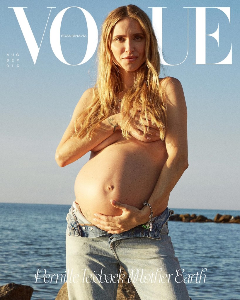 Vogue Scandinavia August/September 2023 : Pernille Teisbaek by Petra Kleis