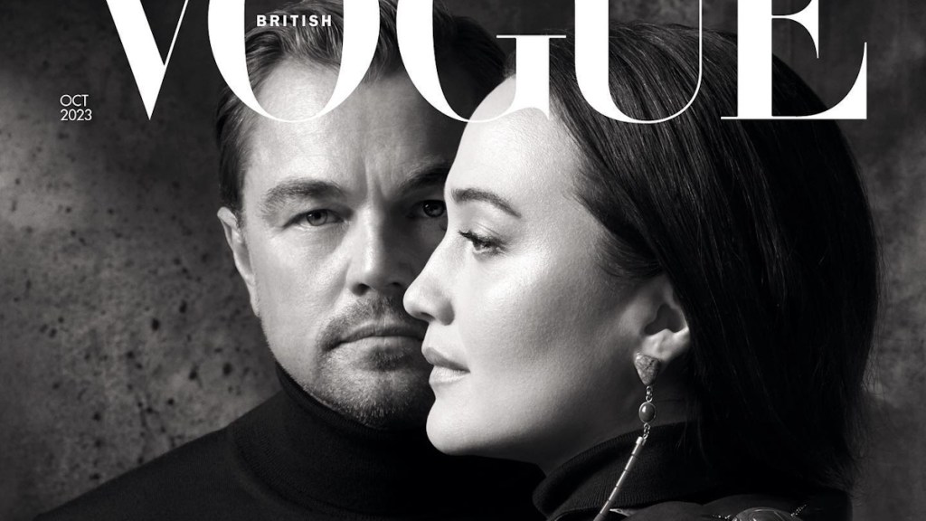 UK Vogue October 2023 : Lily Gladstone & Leonardo DiCaprio by Craig McDean