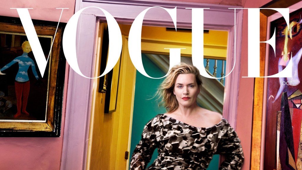 US Vogue October 2023 : Kate Winslet by Annie Leibovitz