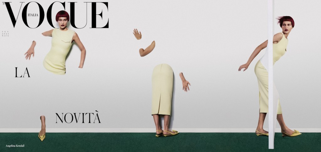Vogue Italia September 2023 : Angelina Kendall by Carlijn Jacobs