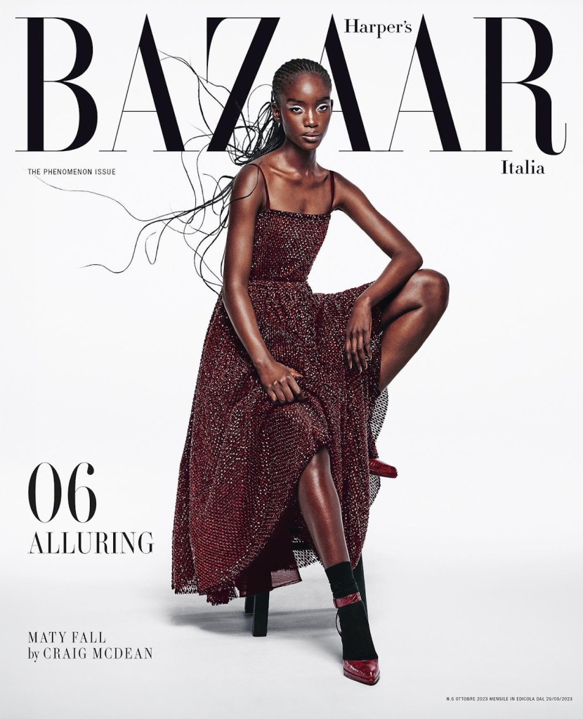 Harper’s Bazaar Italia October 2023 : Mila van Eeten & Maty Fall by Craig McDean