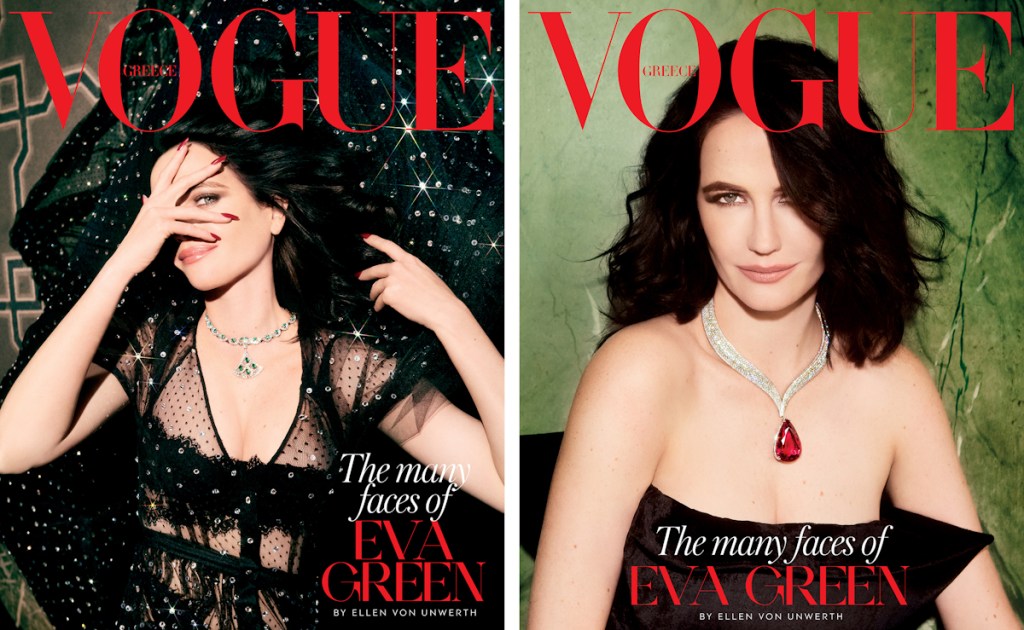 Vogue Greece November 2023 : Eva Green by Ellen von Unwerth 