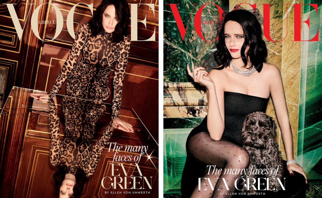 Vogue Greece November 2023 : Eva Green by Ellen von Unwerth