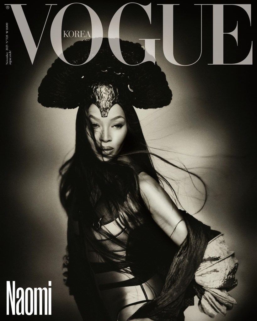 Vogue Korea November 2023 : Naomi Campbell by Giseok Cho
