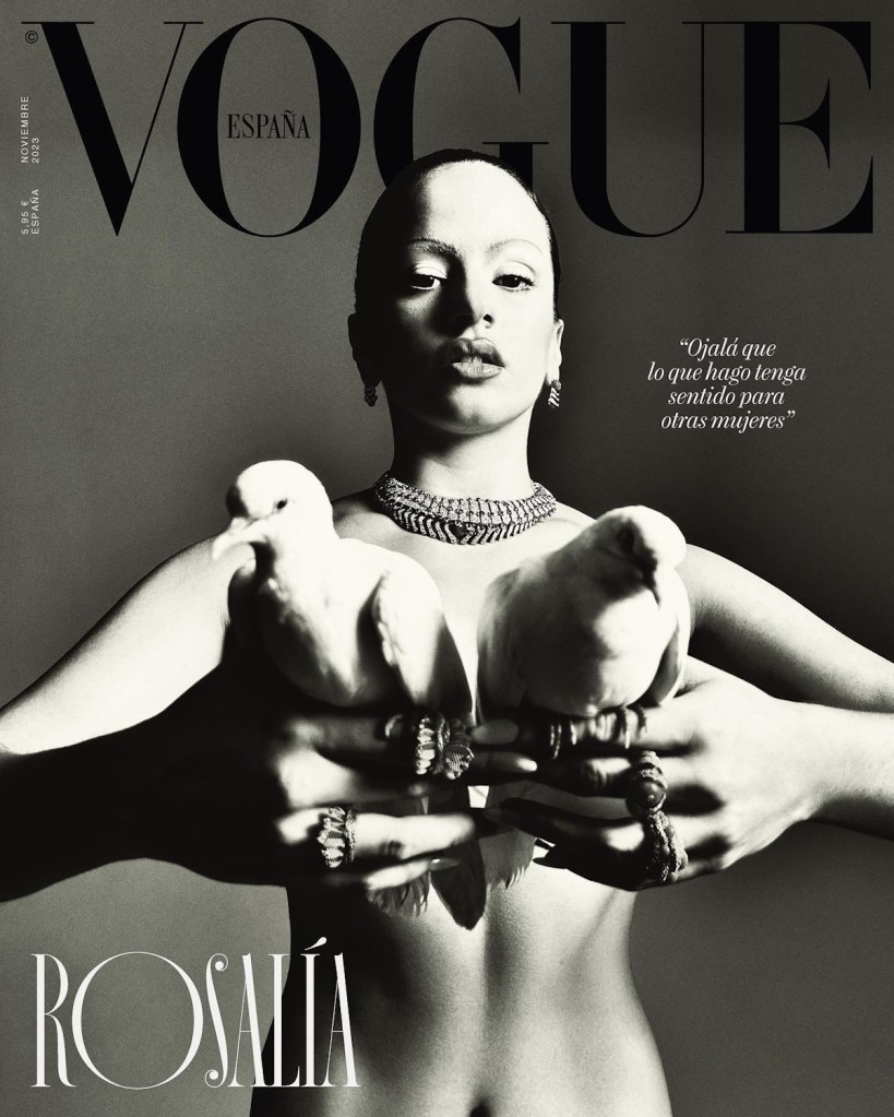 Vogue España November 2023 : Rosalía by Katie Burnett