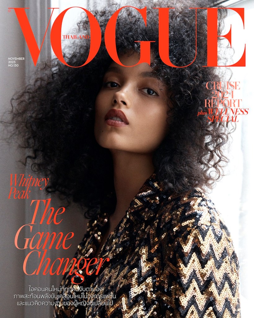 Vogue Thailand November 2023 : Whitney Peak by Amie Milne 