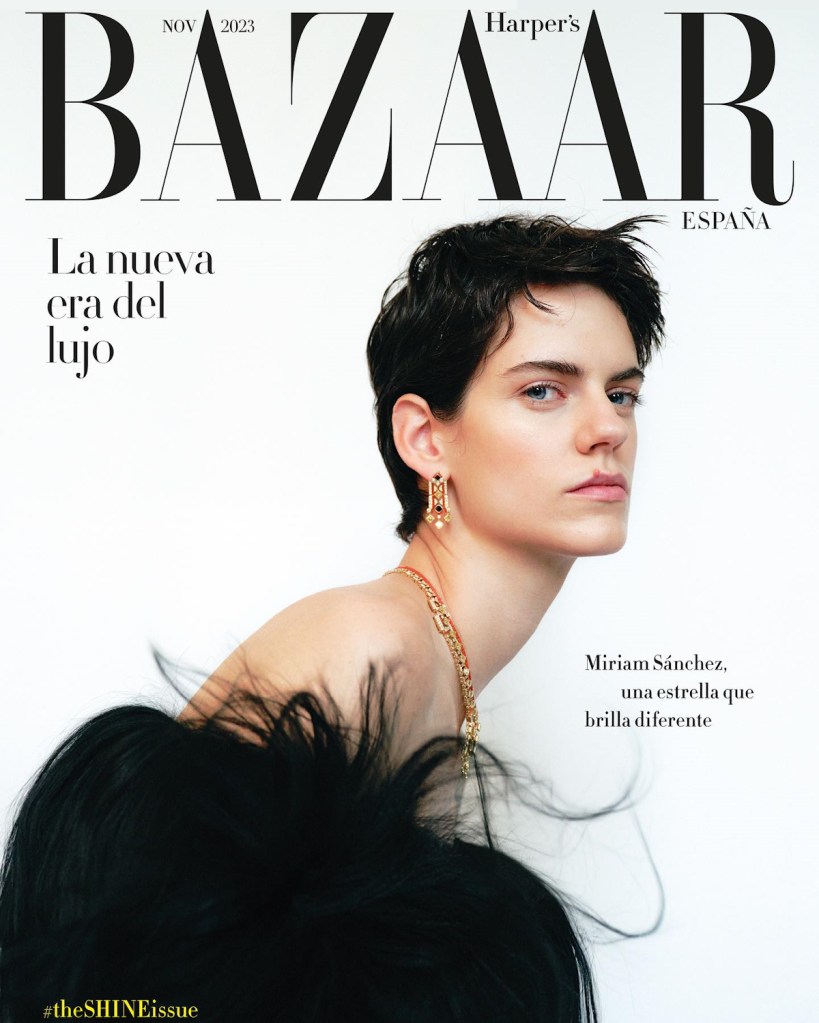 Harper’s Bazaar España November 2023 : Miriam Sánchez by Javier Biosca 