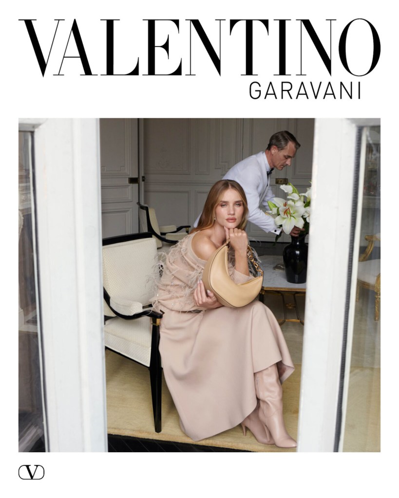 Valentino Holiday 2023 : Rosie Huntington-Whiteley by Theo Wenner