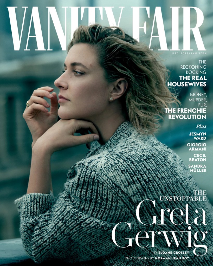 Vanity Fair December 2023/January 2024 : Greta Gerwig by Norman Jean Roy 