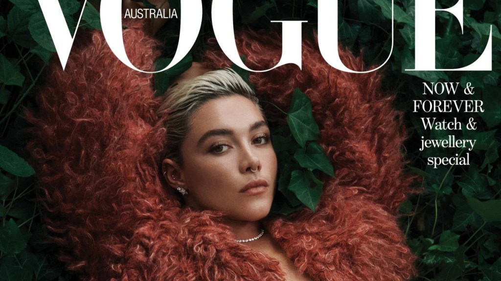 Vogue Australia November 2023 : Florence Pugh by Lachlan Bailey