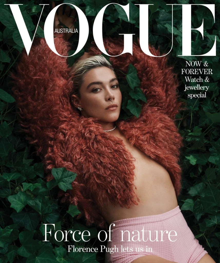 Vogue Australia November 2023 : Florence Pugh by Lachlan Bailey