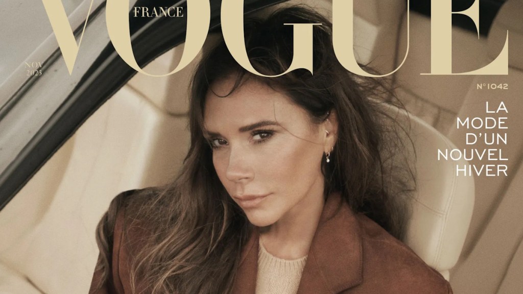 Vogue France November 2023 : Victoria Beckham by Lachlan Bailey