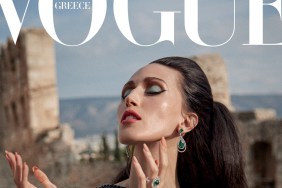 Vogue Greece December 2023 : Anna Cleveland by Richard Phibbs
