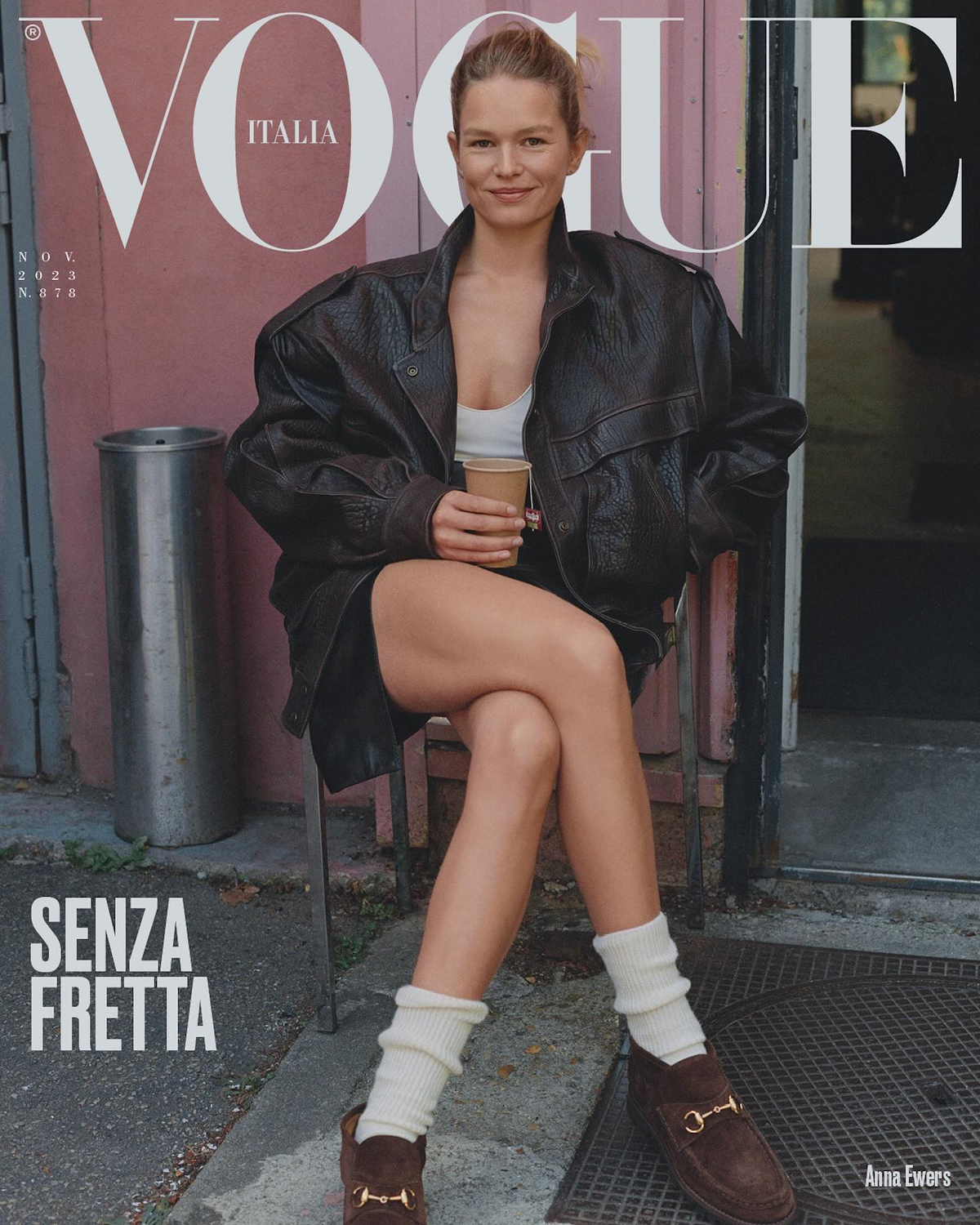 Anna Ewers Vogue Italia November 2023 - theFashionSpot