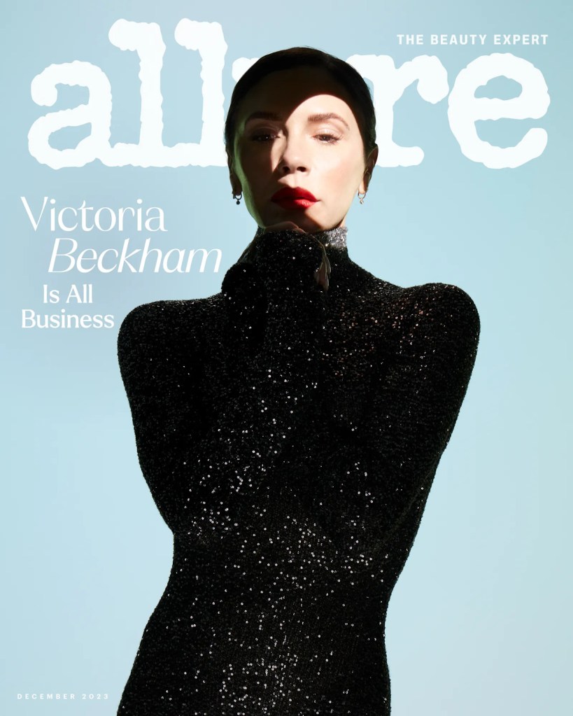 Allure December 2023 : Victoria Beckham by Solve Sundsbo