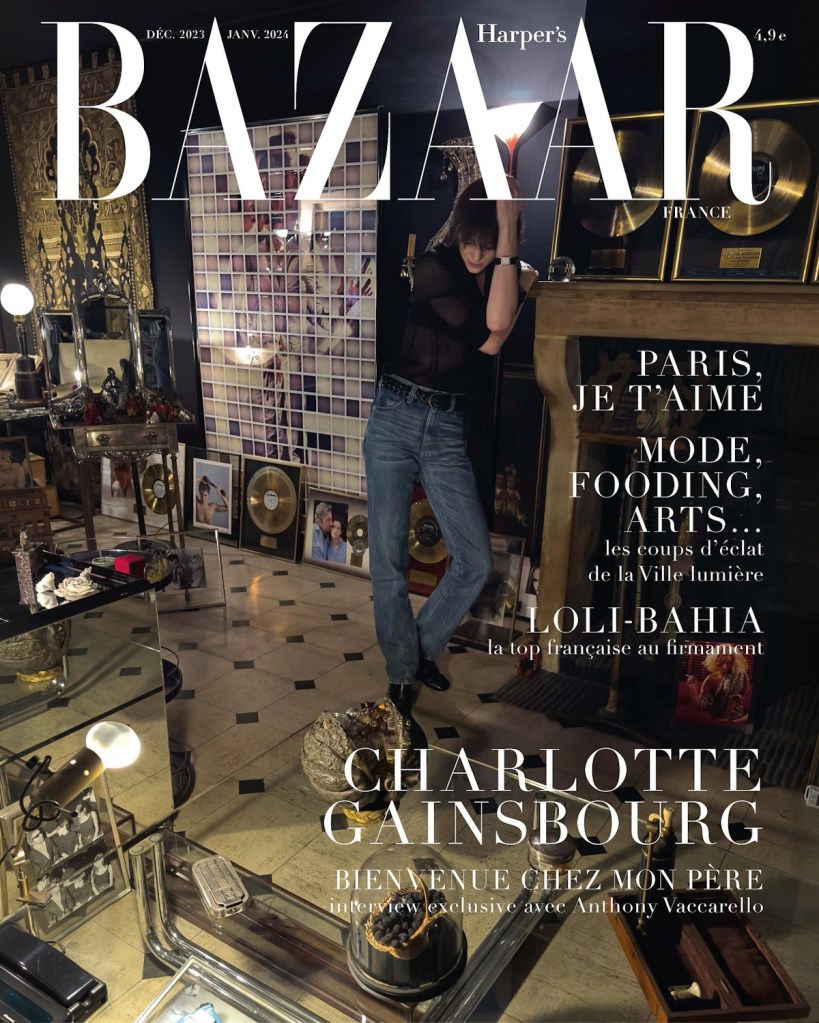 Harper’s Bazaar France December 2023/January 2024 : Loli Bahia & Charlotte Gainsbourg by Juergen Teller