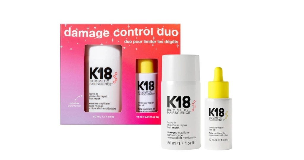 K18 Biomimetic Hairscience Damage Control Duo Set - Sephora