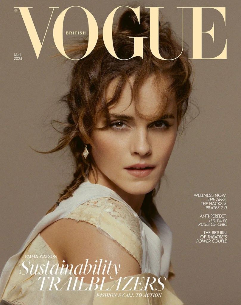 UK Vogue January 2024 by Charlotte Wales