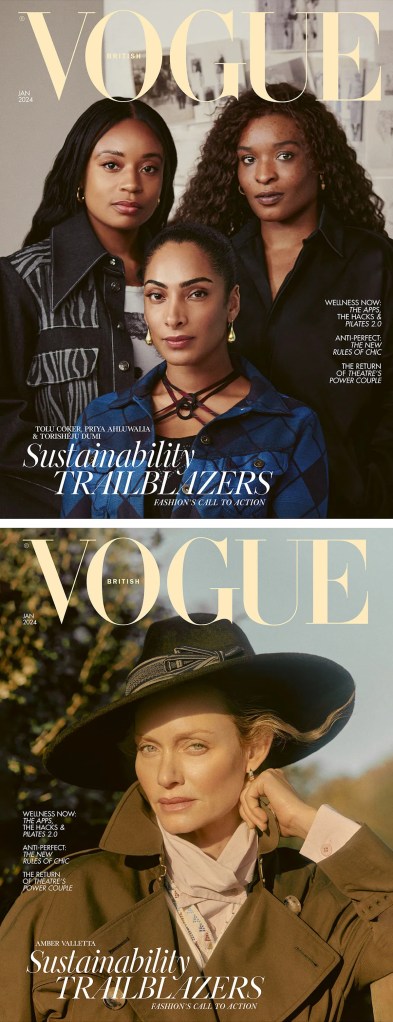 UK Vogue January 2024 by Charlotte Wales