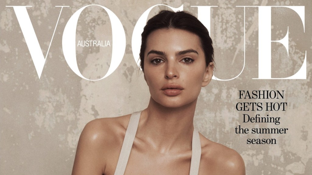 Vogue Australia December 2023 : Emily Ratajkowski by Lachlan Bailey