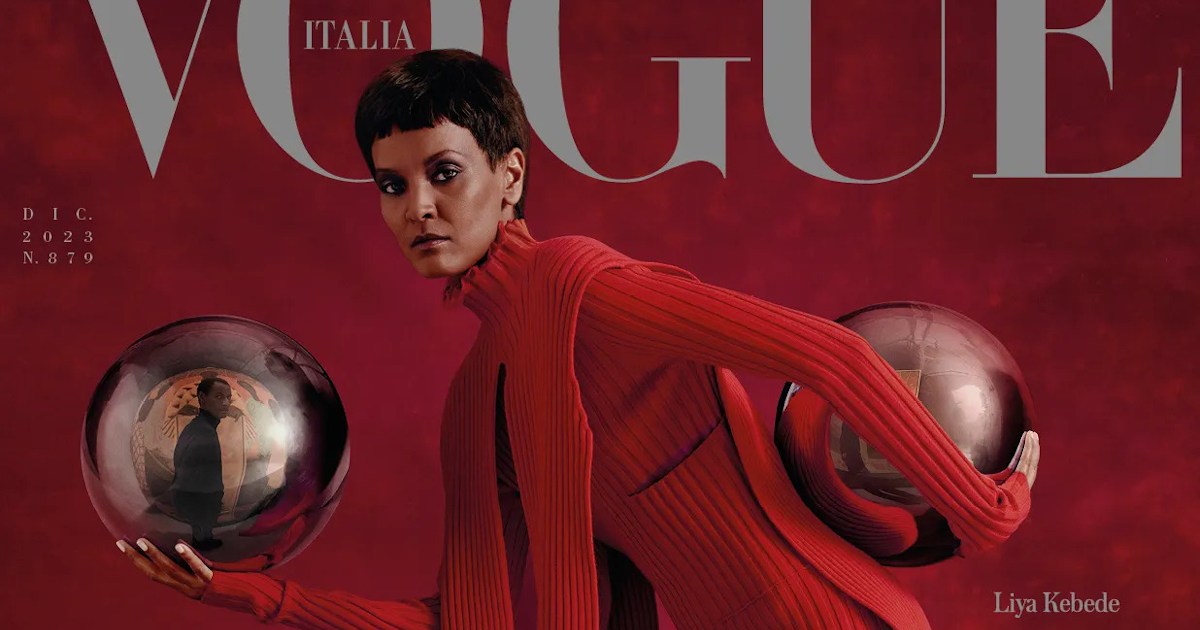 Liya Kebede Vogue Italia December 2023