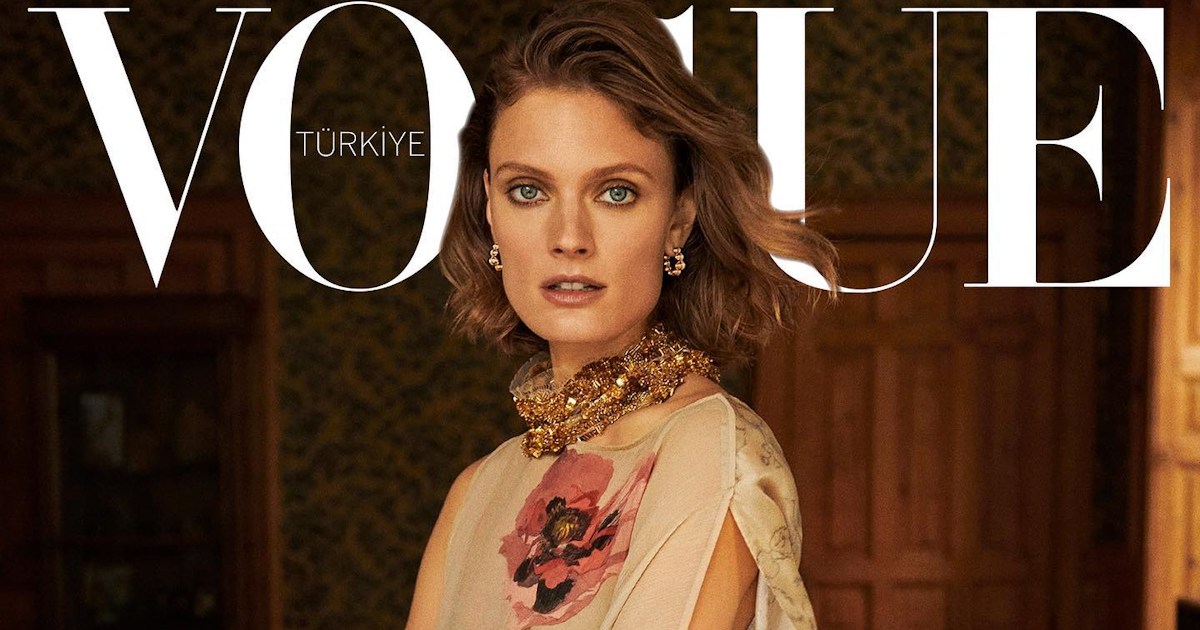 Constance Jablonski Vogue Turkey December 2023/January 2024