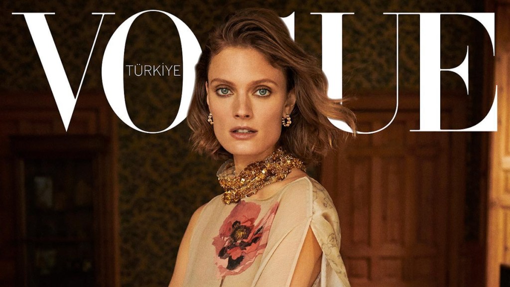 Vogue Turkey December 2023/January 2024 : Constance Jablonski by Branislav Simoncik