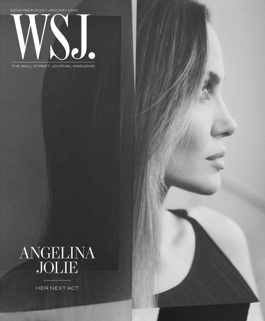 WSJ. Magazine 'Digital Edition' December 2023/January 2024 : Angelina Jolie by Annemarieke van Drimmelen 